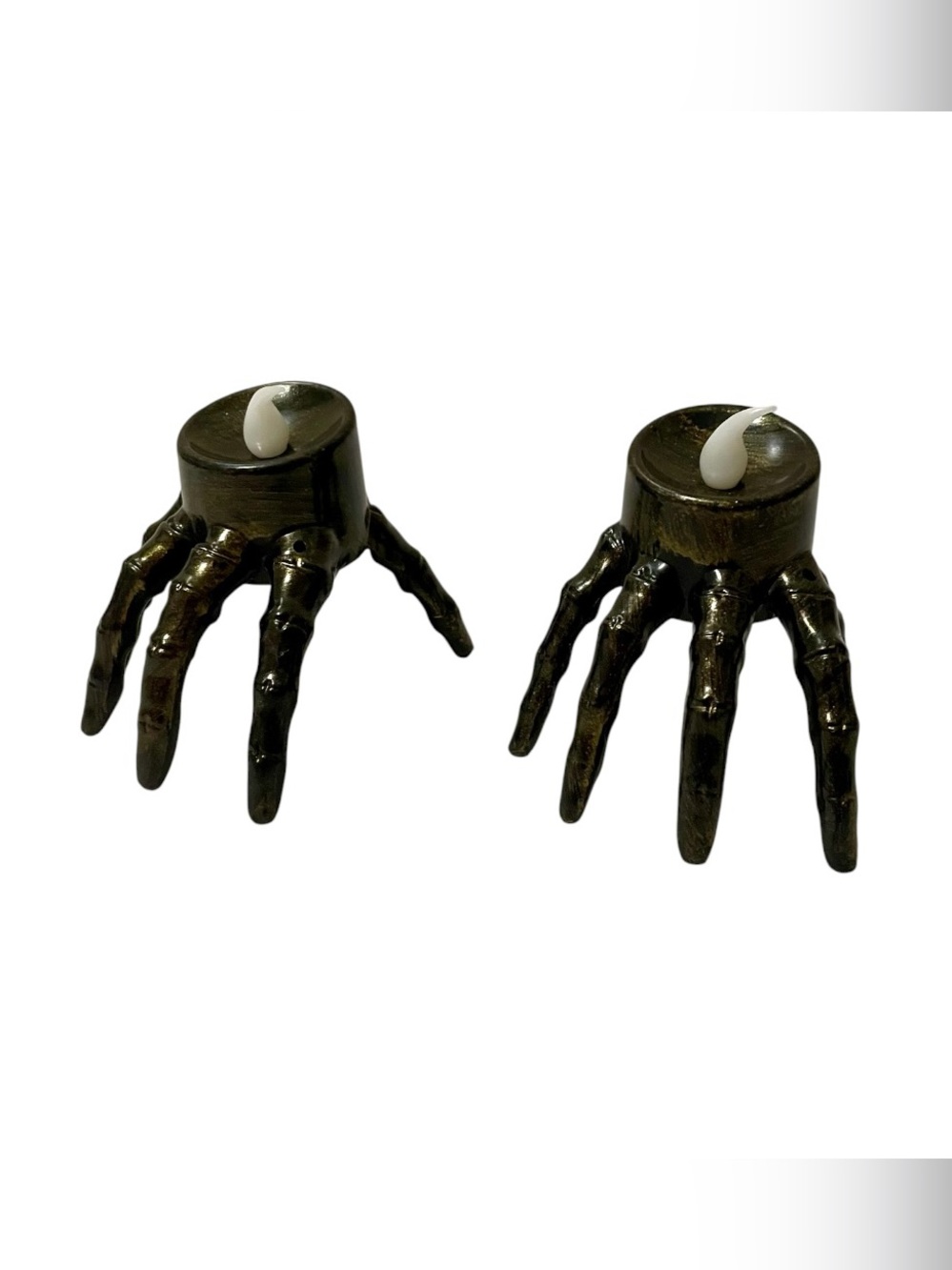 2 Pc Halloween Skeleton Hand Light Decorations